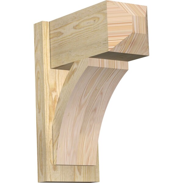 Ekena Millwork Thorton Craftsman Rough Sawn Outlooker, Douglas Fir, 8"W x 16"D x 20"H OUT08X16X20THR04RDF - main